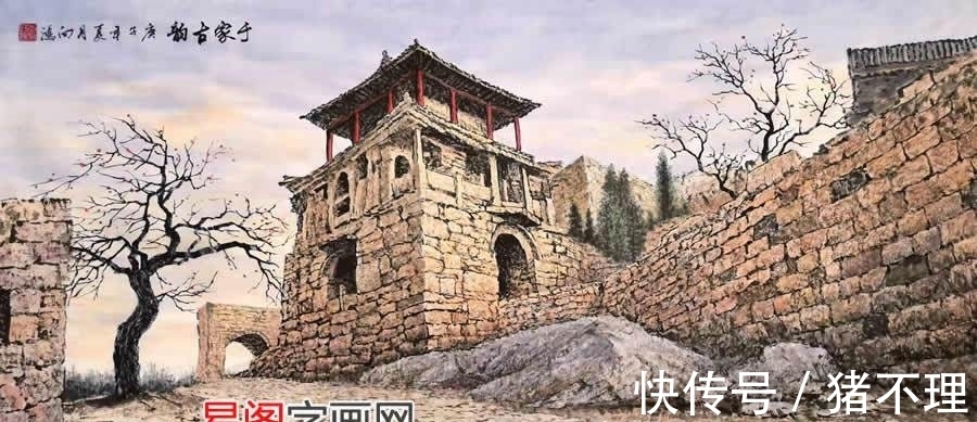 山水画&李向鸿微结构山水画 惊艳了岁月 惊艳了时光 也惊艳了世人