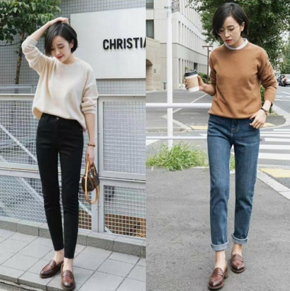 搭配 秋冬穿“阔腿裤”太冷今年流行这样穿，遮肉显瘦回头率超高