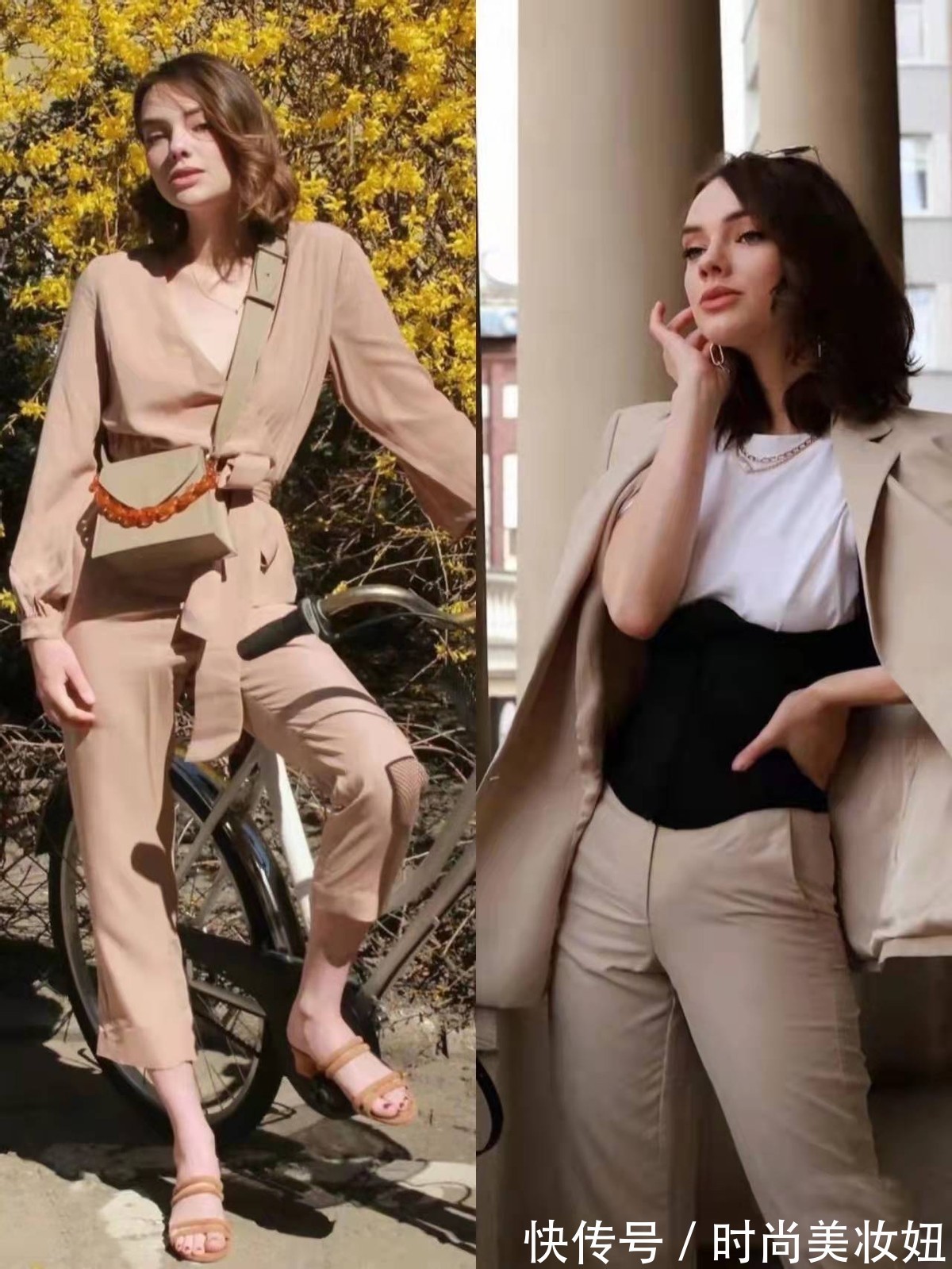 氛围感 “氛围感”穿搭超显气质,每一套都有小心机,早春这么穿美翻