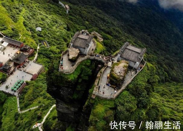 山头|中国最危险的寺庙悬空近2500米一桥连接两山顶，建造过程至今成谜