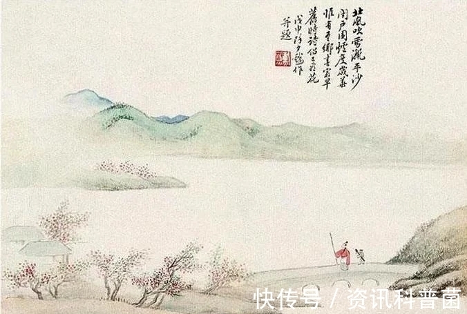 山水画&他贵为“四王”后一山水画大家，他的蝉衣皴，清新细腻，苍润兼得