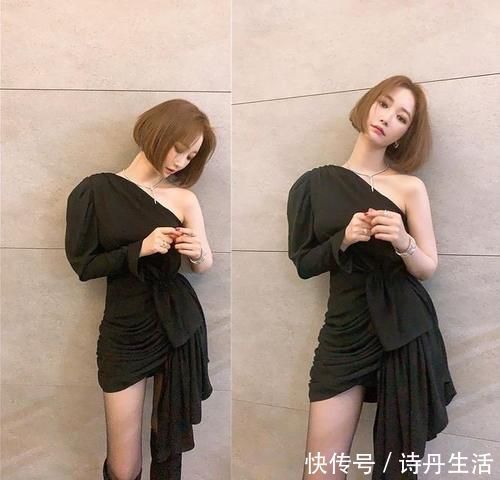 紧身裤|曾获校服大赛金奖,后被称为“短发女神”,造型搭配干练帅气