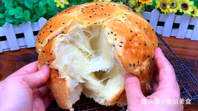 不用烤箱、电饭煲,也可以做面包,松软细腻香甜,比蛋糕还好吃!