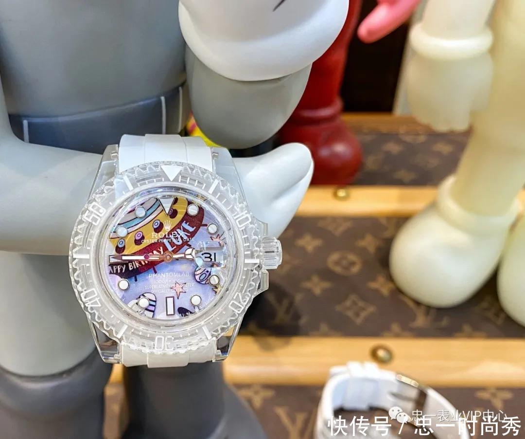 忠一表业：?KZ劳力士之Phantomlab改装透明水鬼让这个夏季充满活力！