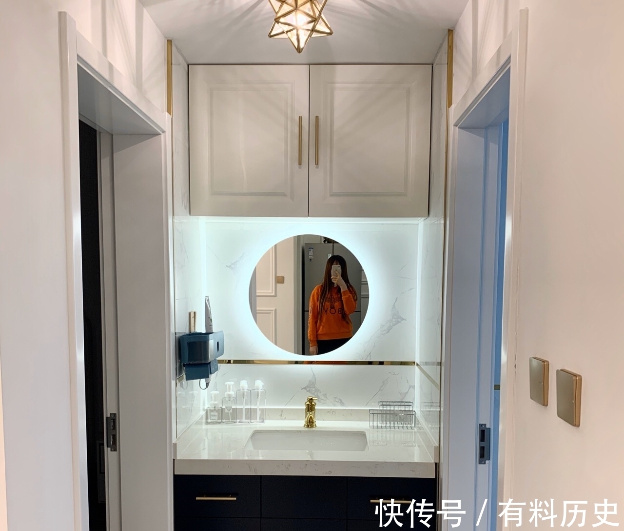 鞋柜|新房不懂装修别乱来，学她家设计，效果很漂亮，吧台非常喜欢！