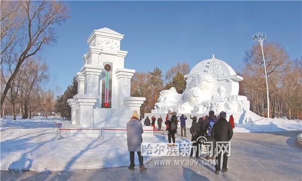 扮酷|“神龙”摆尾扮酷 雪博开门迎客