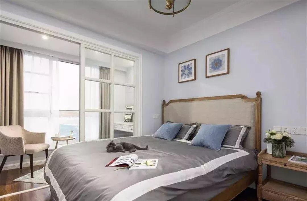 搭配|轻奢雅致的美式风卧室，让你的小户型显得更加温馨大气