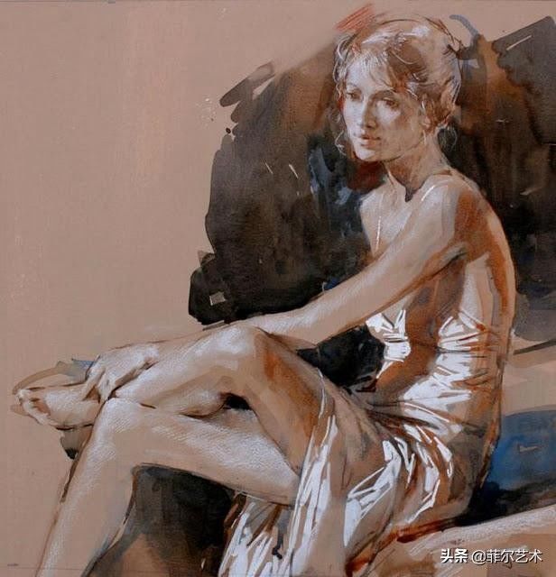 性感@英国艺术家用豪放泼辣的笔触,描绘出性感迷人的西洋女郎