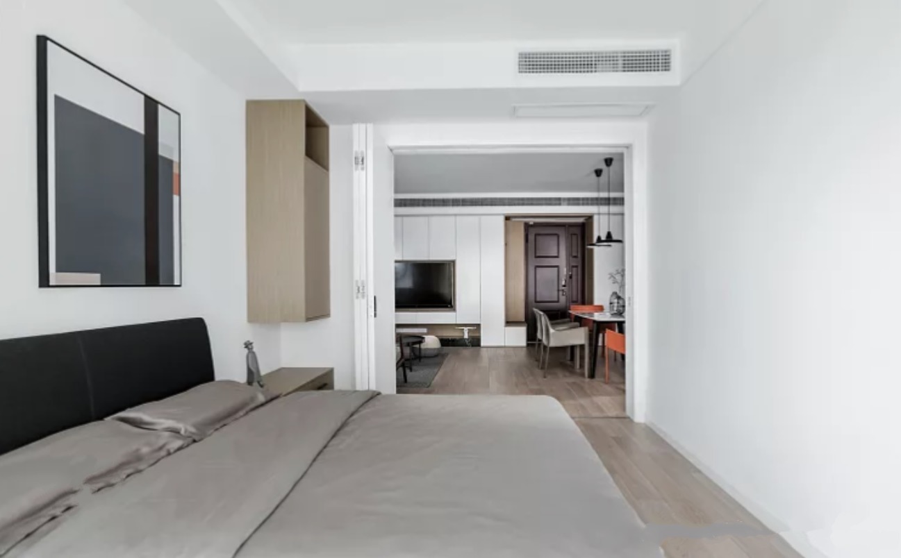 折叠门|装修时房门别装单开门了,他家这么设计,让全屋瞬间放大一倍