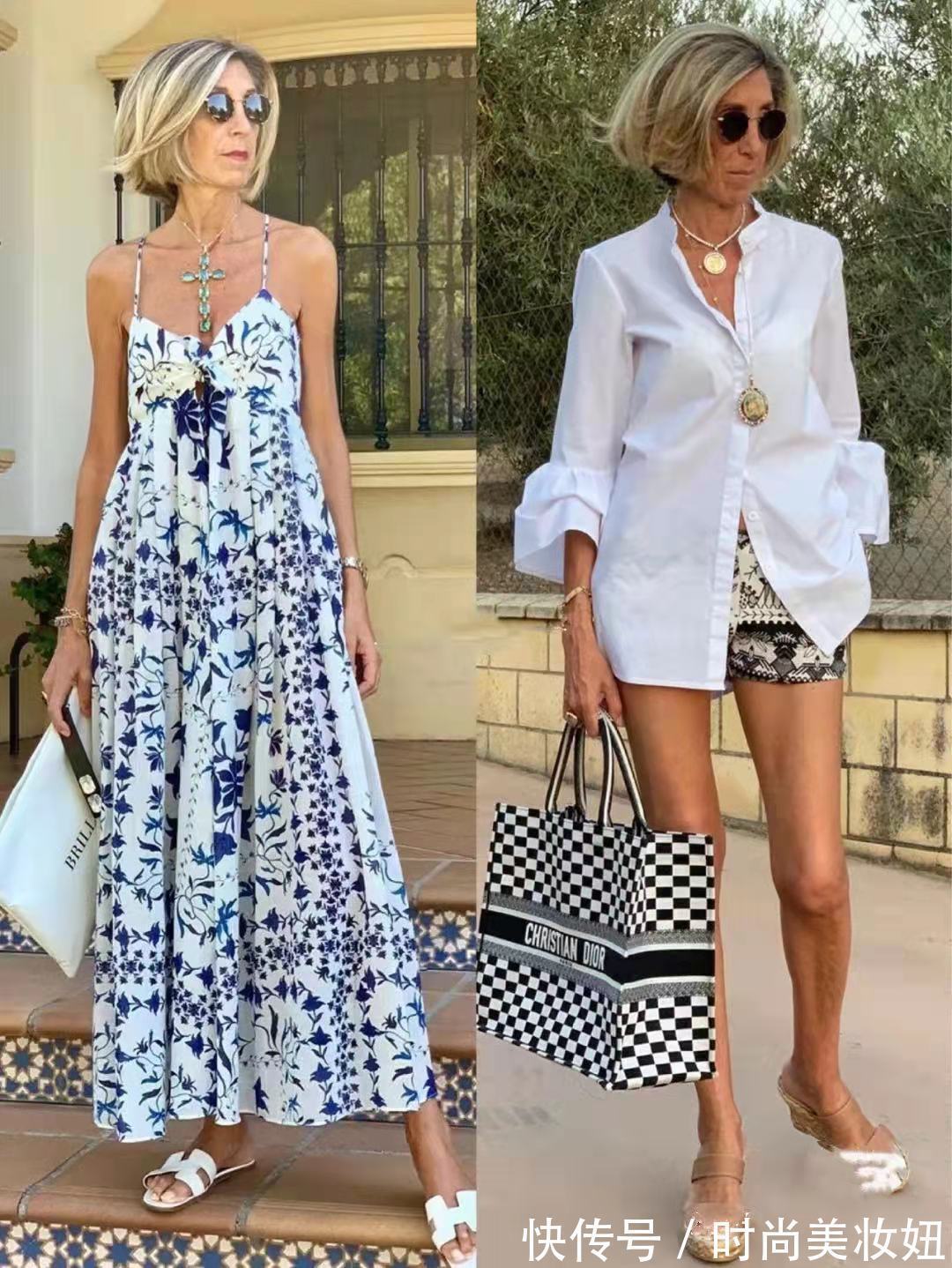 身材比例|60岁奶奶比年轻人会穿,注意穿搭细节,时髦真的与年龄无关