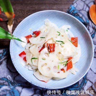 姜末|学会#巨下饭的家常菜#炝炒藕片,把餐厅味道搬回家