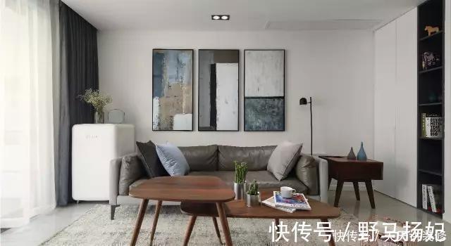 木茶几|100㎡小三房,发现简装也能这么吸引人,清新又耐看!