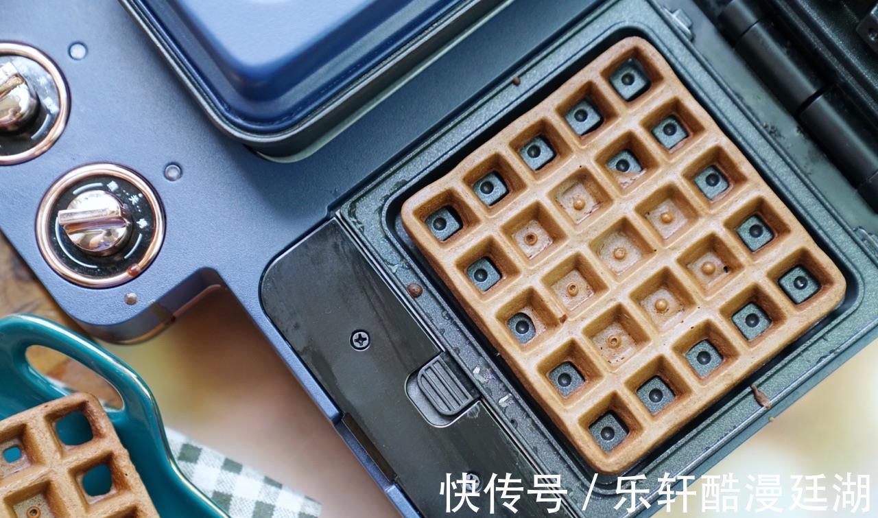 零食|好吃易学的可可华夫饼，可早餐可零食，不可错过的简单小点心