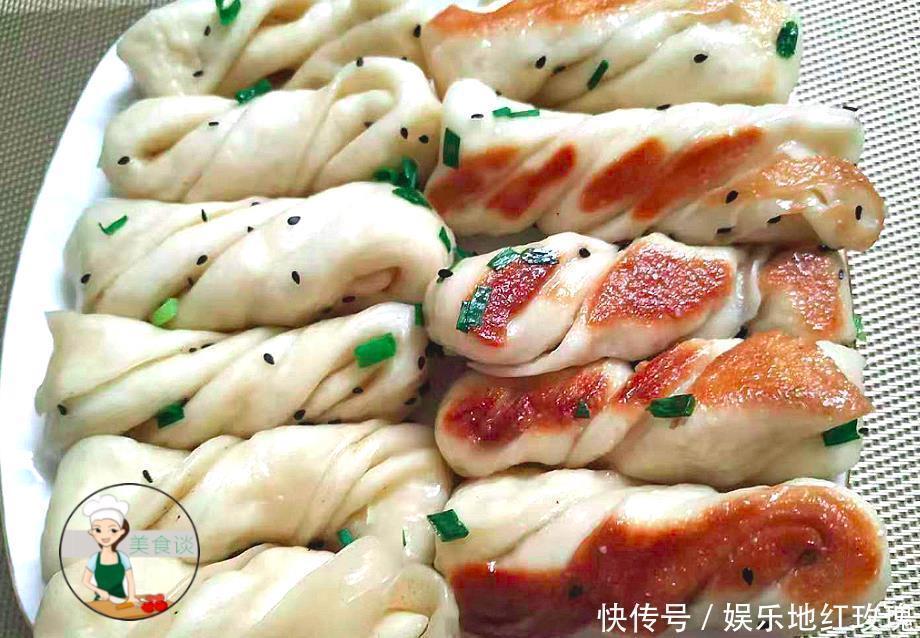 面团|面食此做法，不烤也不炸，一卷一煎8分钟出一锅，营养好吃又饱腹