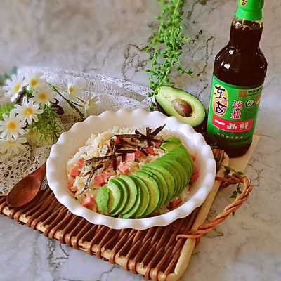 牛油果酱油拌饭