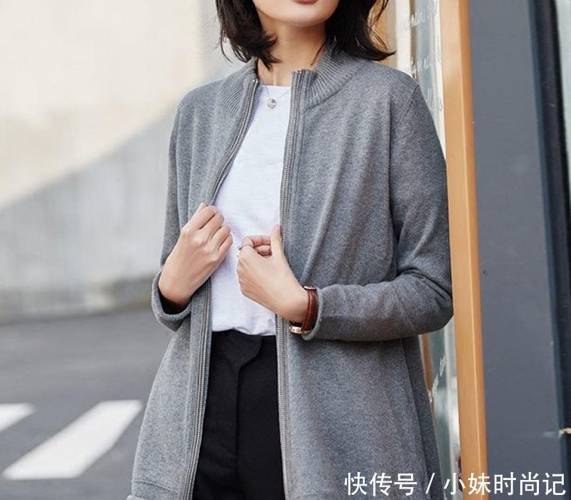 外套|中年女性假如收入不错的话, 试试穿这样的减龄外套, 气质加分
