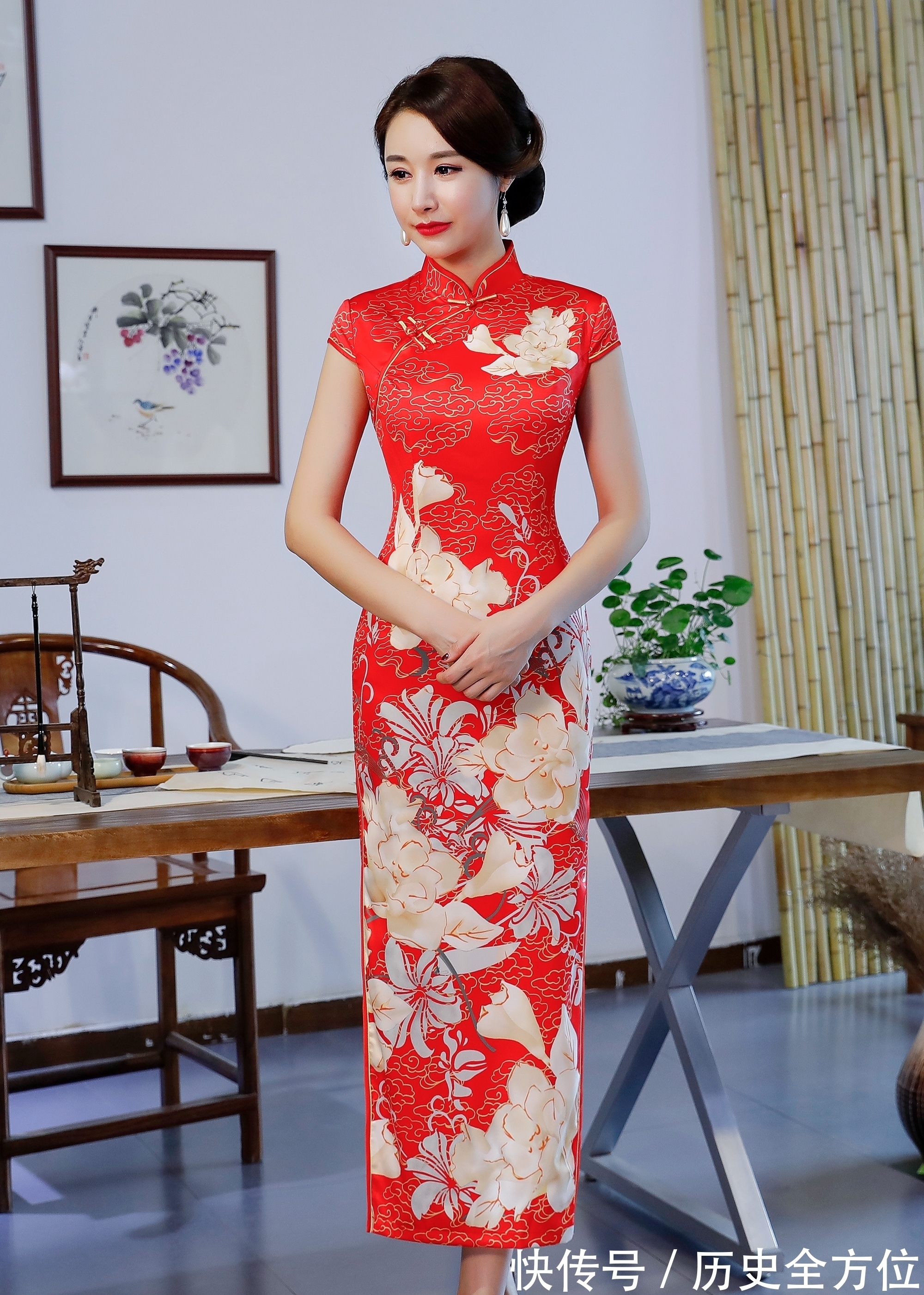 旗袍 为什么越来越多的男人喜欢看女人穿长款旗袍呢?