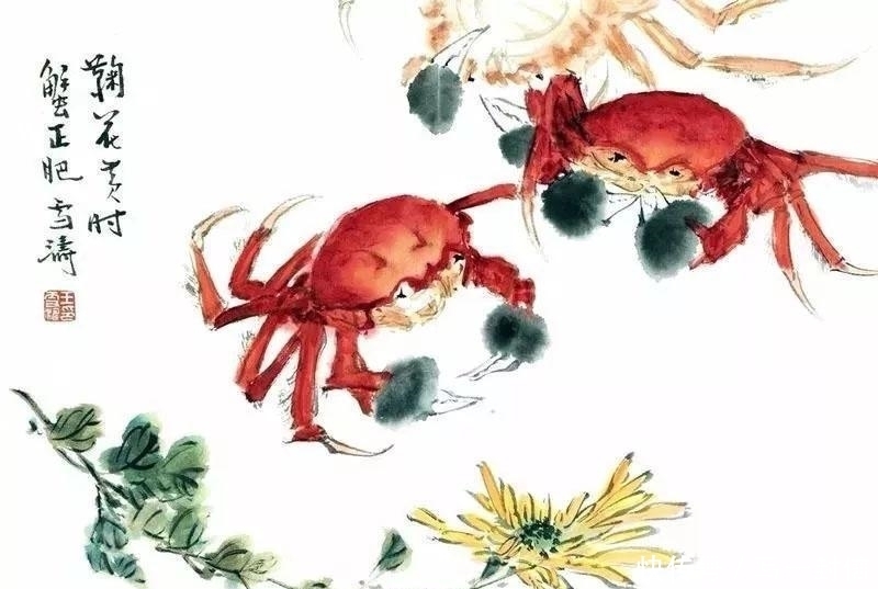 C80,王雪涛、齐白石等人菊花图欣赏