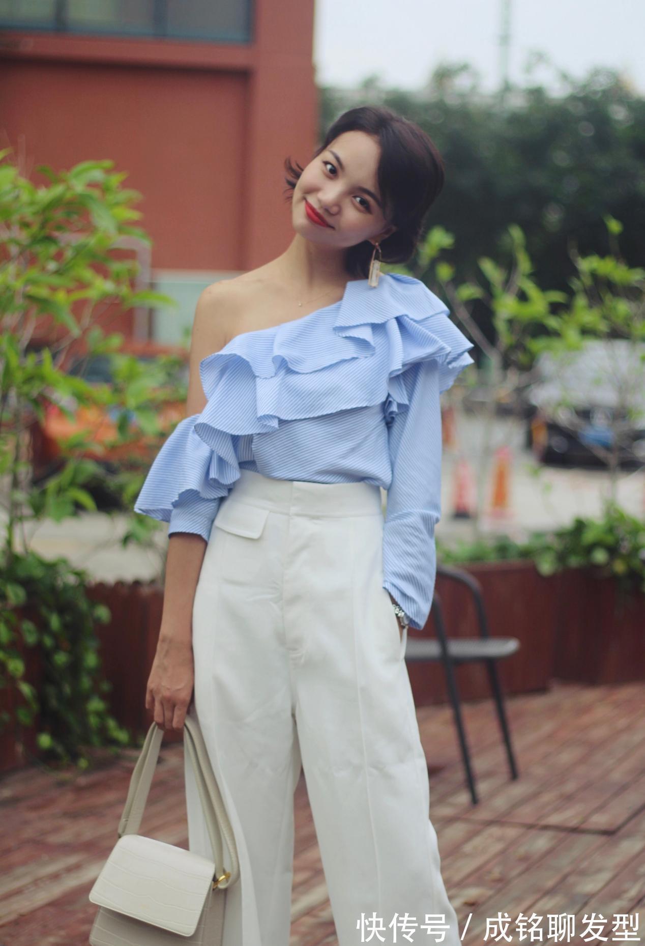 上衣|不管你多矮,建议学一下这几位小个子博主的穿搭,显高显瘦显气质