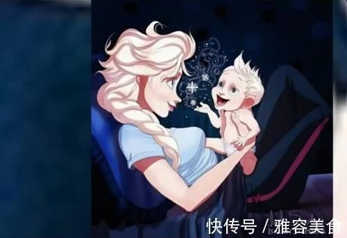 迪士尼|迪士尼公主都成家了,爱洛公主儿女成群,艾莎跟谁生的娃