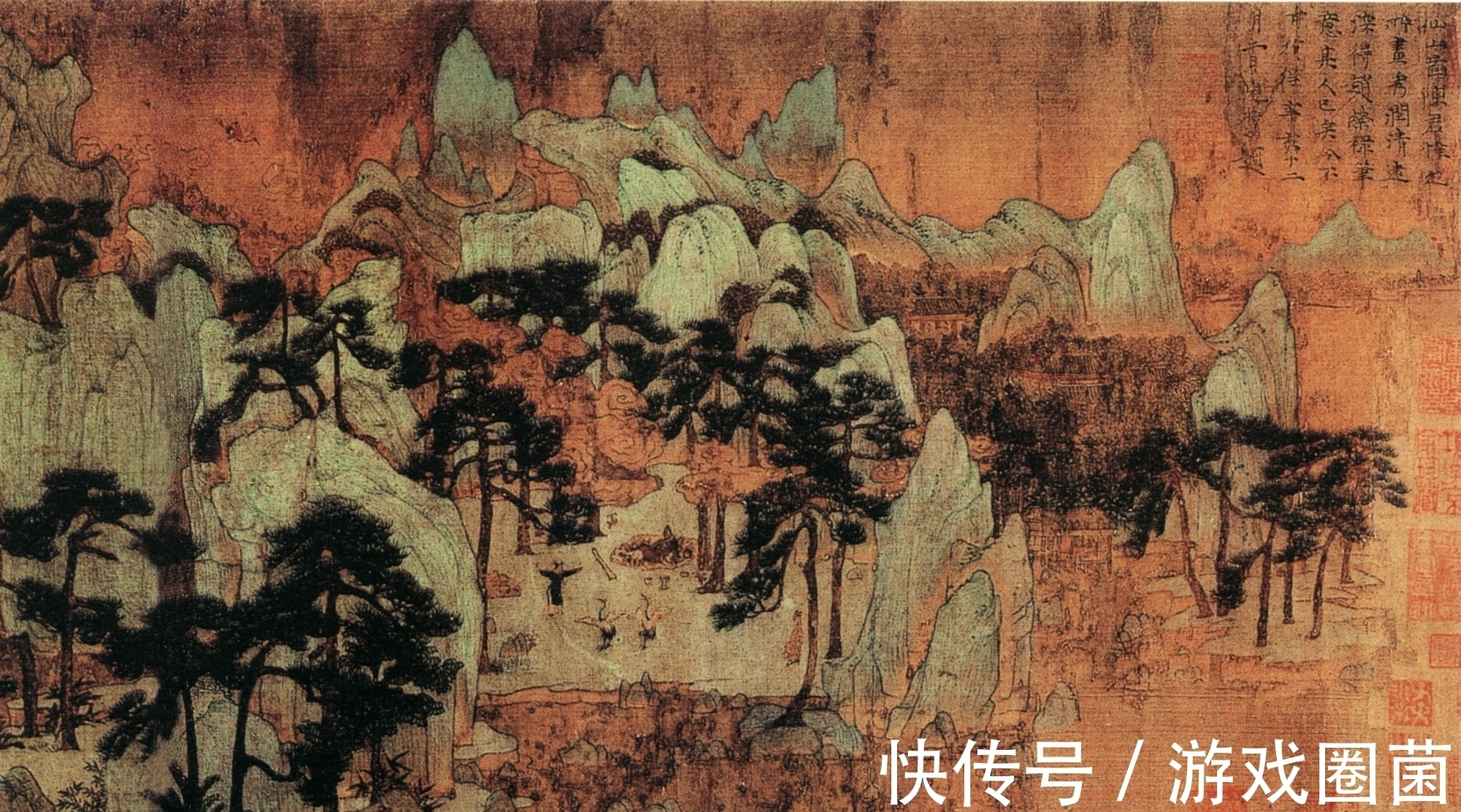 读书堂@刘昚虚很经典的一首诗,短短4句纯是写景,留白技巧成为后世典范