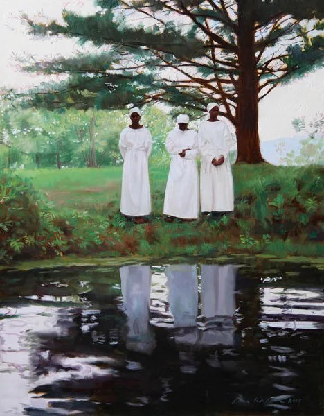 埃文@这色彩、光感、笔触,表现淋漓尽致!他的油画令人陶醉!