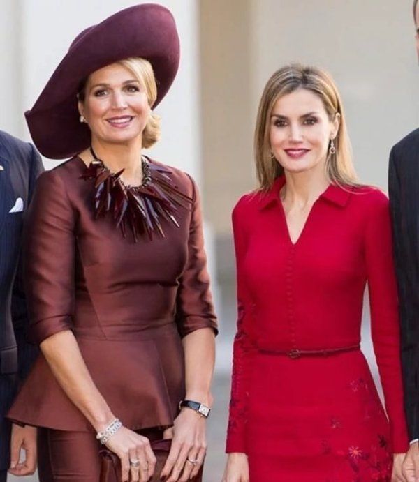 178cm荷兰王后气质出众,与西班牙王后同框,被超高颜值碾压