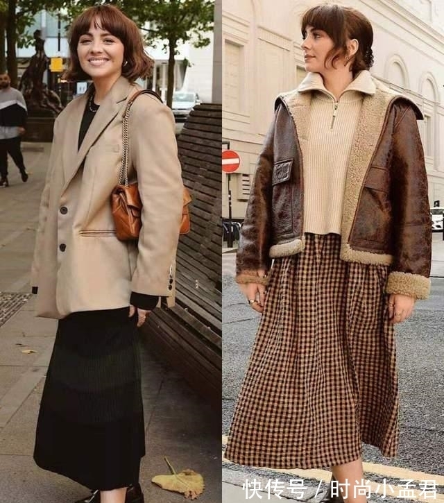 外套 从只有155cm身高,英国博主的穿搭中,学习小个子正确穿法