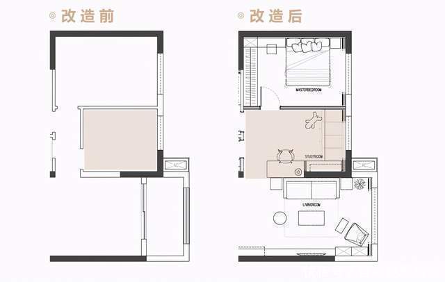 空间|87㎡小三居也有大开间，这才是家中的高级场面，简约而不简单