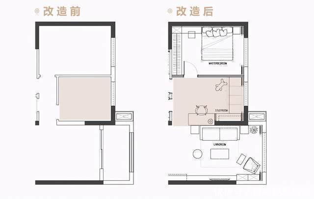 空间|87㎡小三居也有大开间,这才是家中的高级场面,简约而不简单