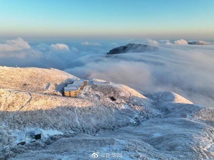 日出云海|雪后初霁 武功山邂逅日出云海