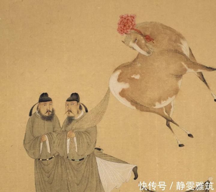 翻白眼|80后小伙画的国画太“不正经”,美人全变成戏精,马居然翻白眼