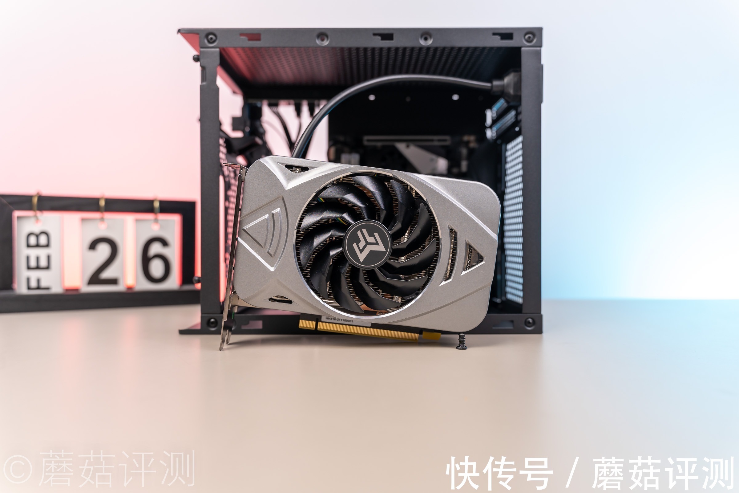 机箱|体积小巧，外形精致、影驰RTX3060金属大师Mini显卡 评测