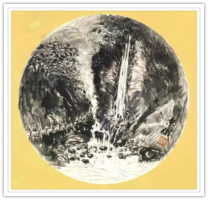 中美协!【书画贺年】冯东仪:恭祝全国人民新年快乐!