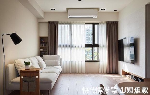 原木色|如何拥有高颜值的小户型这套80平原木风设计,玄关就很惊艳