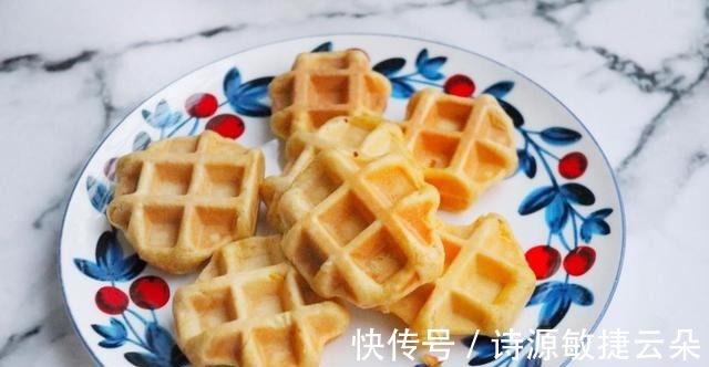 红薯饼|好吃美味的华夫饼,制作简单,营养健康!