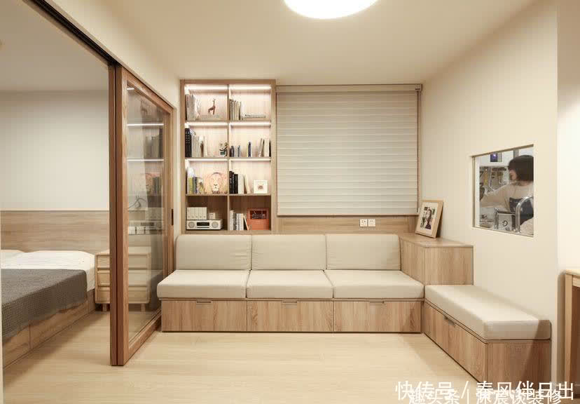 鞋柜|一家6口挤进56㎡小宅，虽小但布置却井井有条，生活过得十分幸福