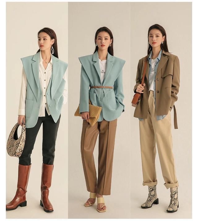 2021年初春这样配色穿搭，优雅知性显气质，美得高级又有魅力