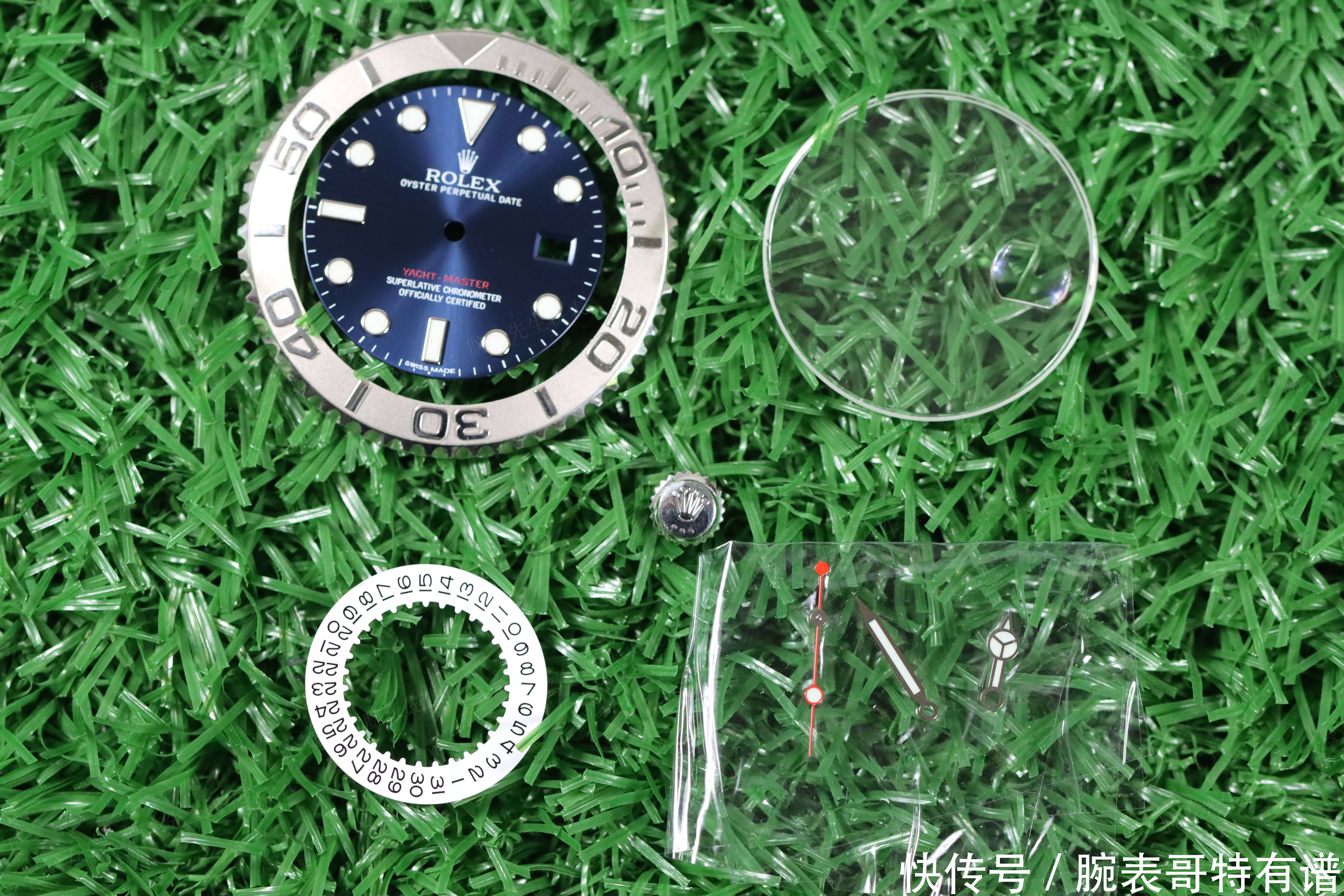 正品|“你还在水中摸鬼,我已游艇上岸”劳力士蓝游艇126622改装案例