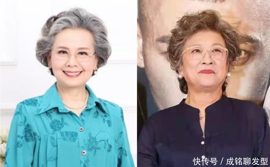 老年人怎么烫蓬松不老气?小卷洋气大卷时尚,优雅卷发蓬松又时髦