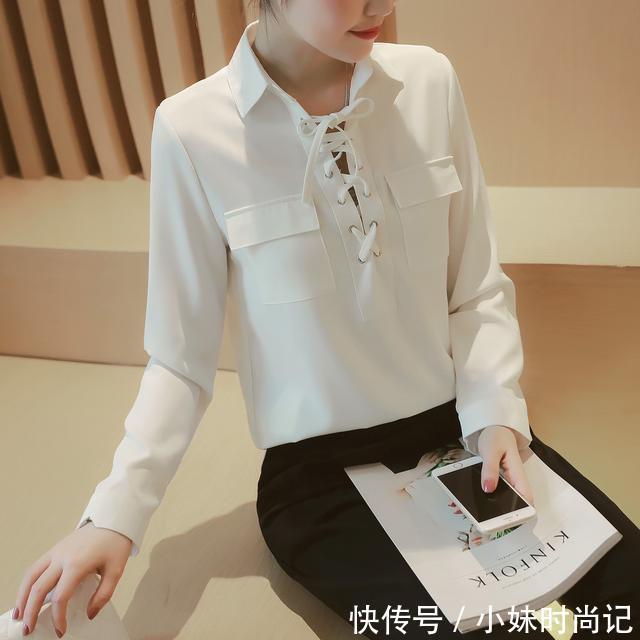 流露|雪纺衬衫才是春天最流行的款，甜美气息不知不觉就流露出来了