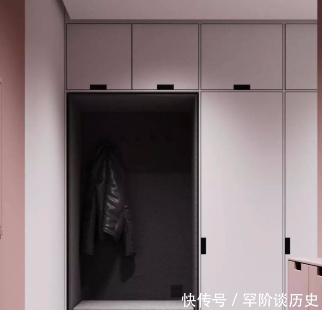 玄关|单身女孩78㎡独居小窝，次卧改为衣帽间，全屋美极了，不要太羡慕