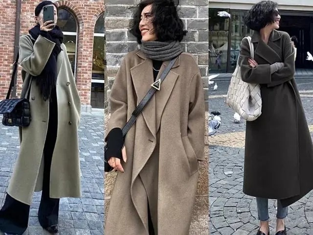 大衣 冬天穿搭想要显白又高级,尝试这几个颜色的搭配