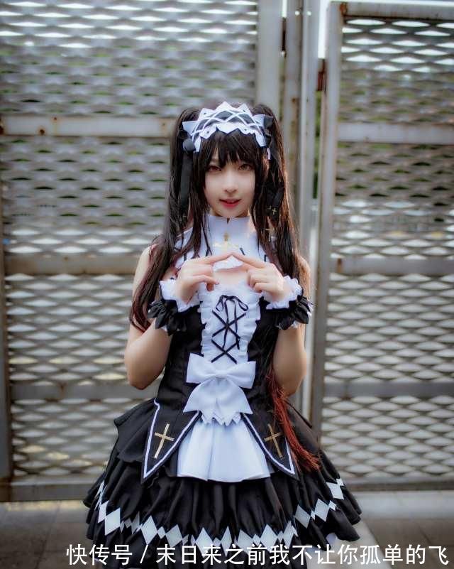 分身|时崎狂三的cosplay，配“黑丝”女仆装的狂三只让人想把她抱回家