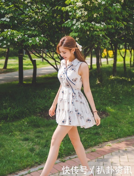 阳光风景和美女,生活如此美好!