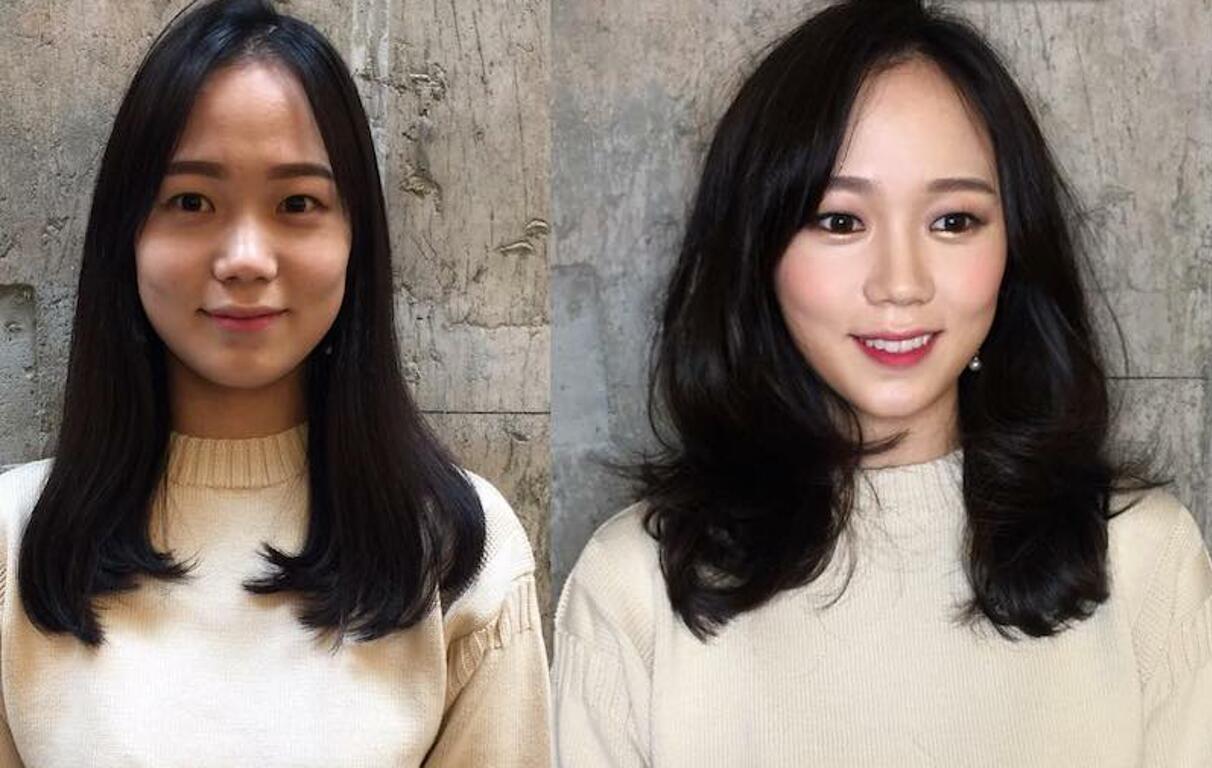 女孩子|韩国发型师拥有神奇化妆术,让路人妹子秒变甜心女神