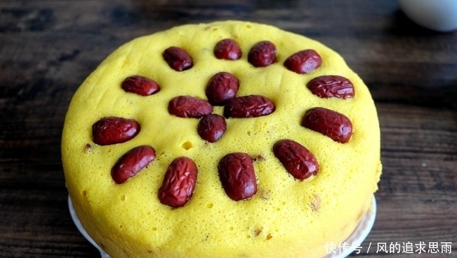 南瓜和|早餐蛋糕自己做,用料简单做法更简单,不用烤箱更轻松,香甜美味