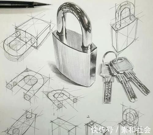 严谨#为什么说素描必须要严谨?看到这些作品就明白了