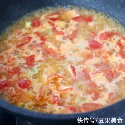 番茄金汤|#少盐饮食 轻松生活#番茄金汤饺子