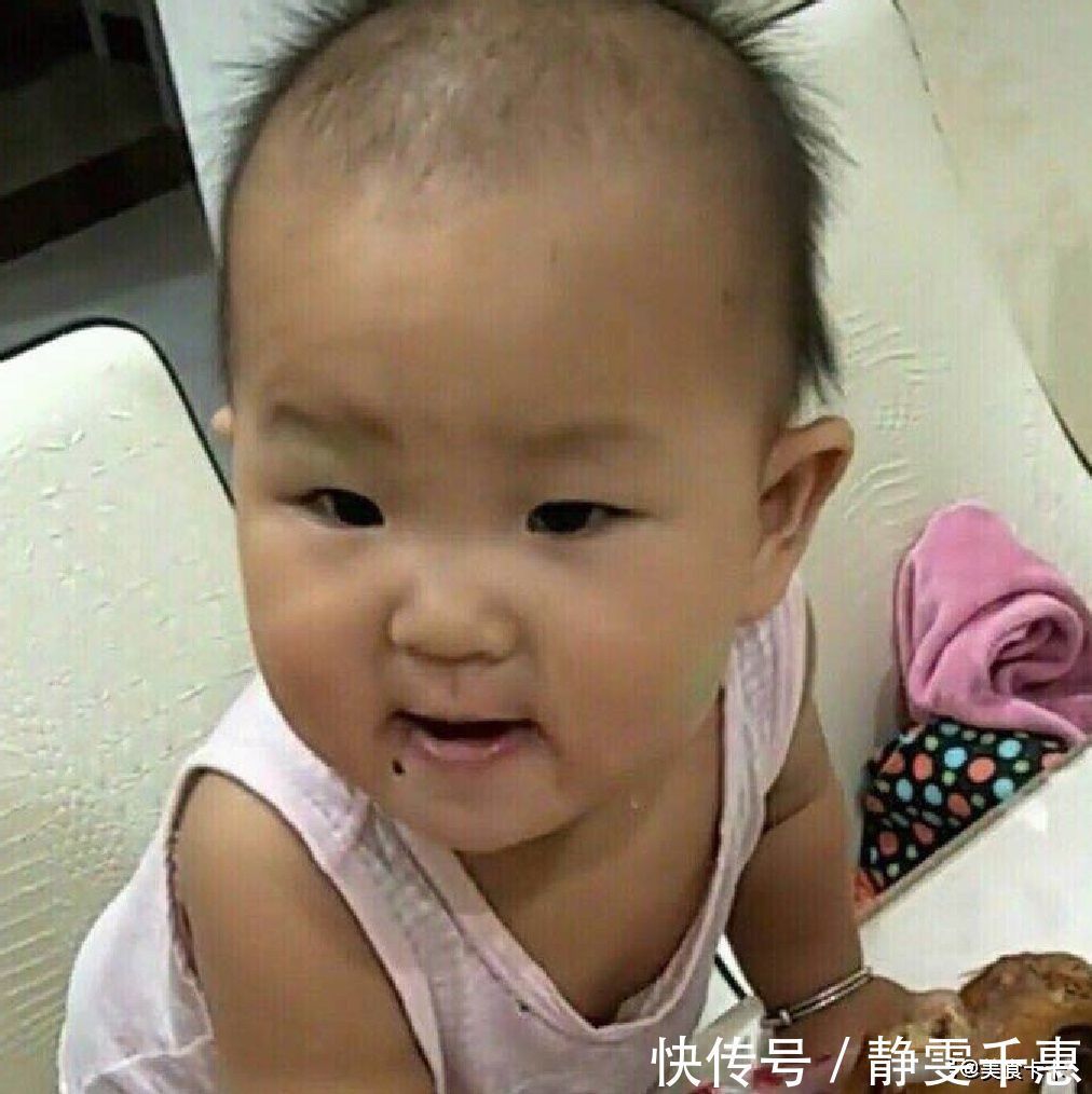 烤鸡|宝爸买了一只烤鸡回家,洗手时烤鸡不见了,看见宝宝,宝爸笑喷了